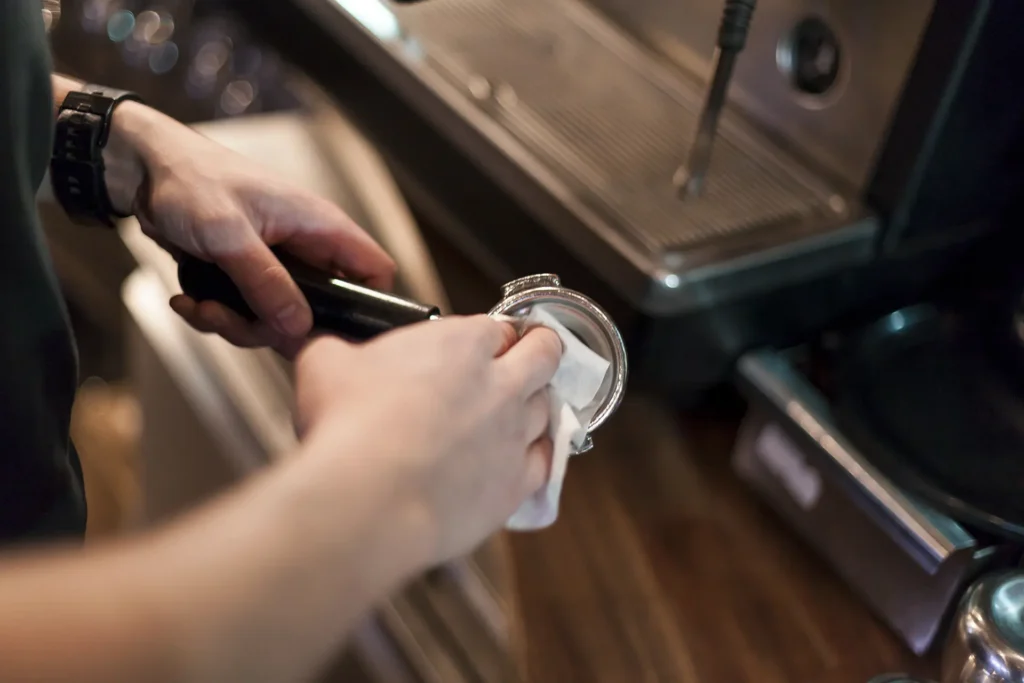 espresso machine maintenance daily cleaning checklist